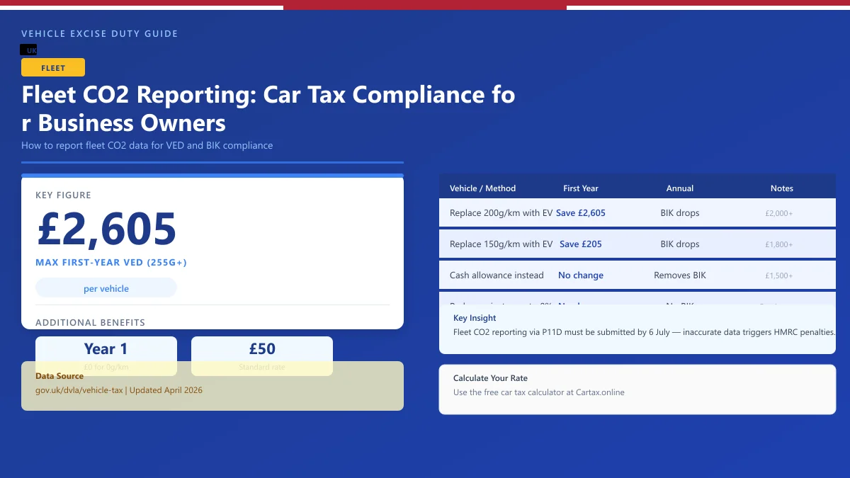 Fleet CO2 Reporting UK 2026: Car Tax Compliance Guide