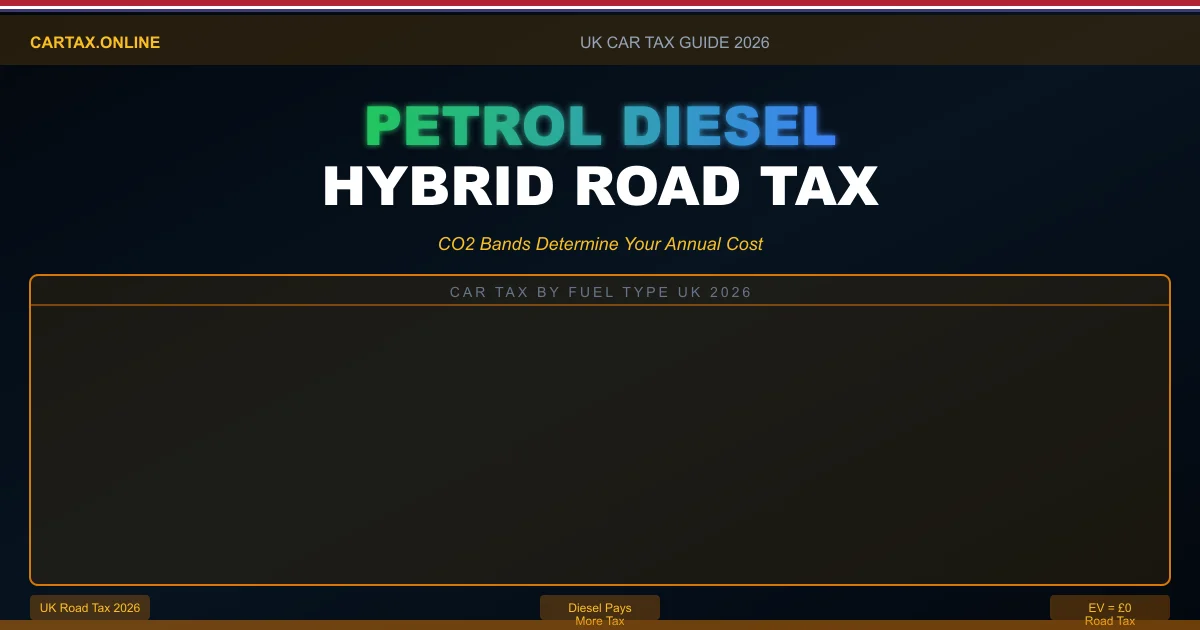 Car Tax Petrol Diesel Hybrid UK 2026: Fuel Type Impact on Road Tax