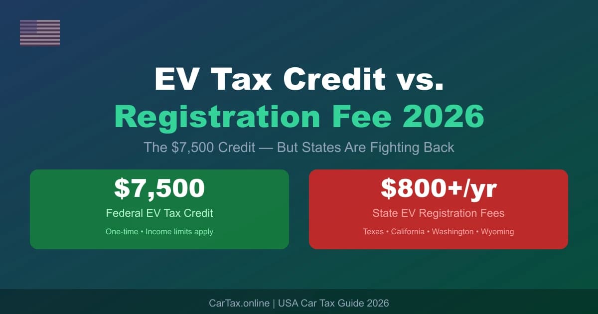 EV Tax Credit vs Registration Fee 2026: Is Your EV Actually Saving You Money?