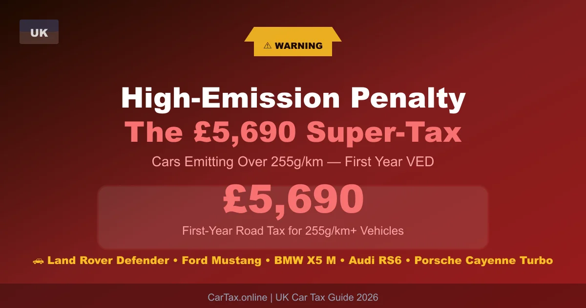 High-Emission Penalties: The £5,690 'Super-Tax' on SUVs and 60+ Cars It Affects
