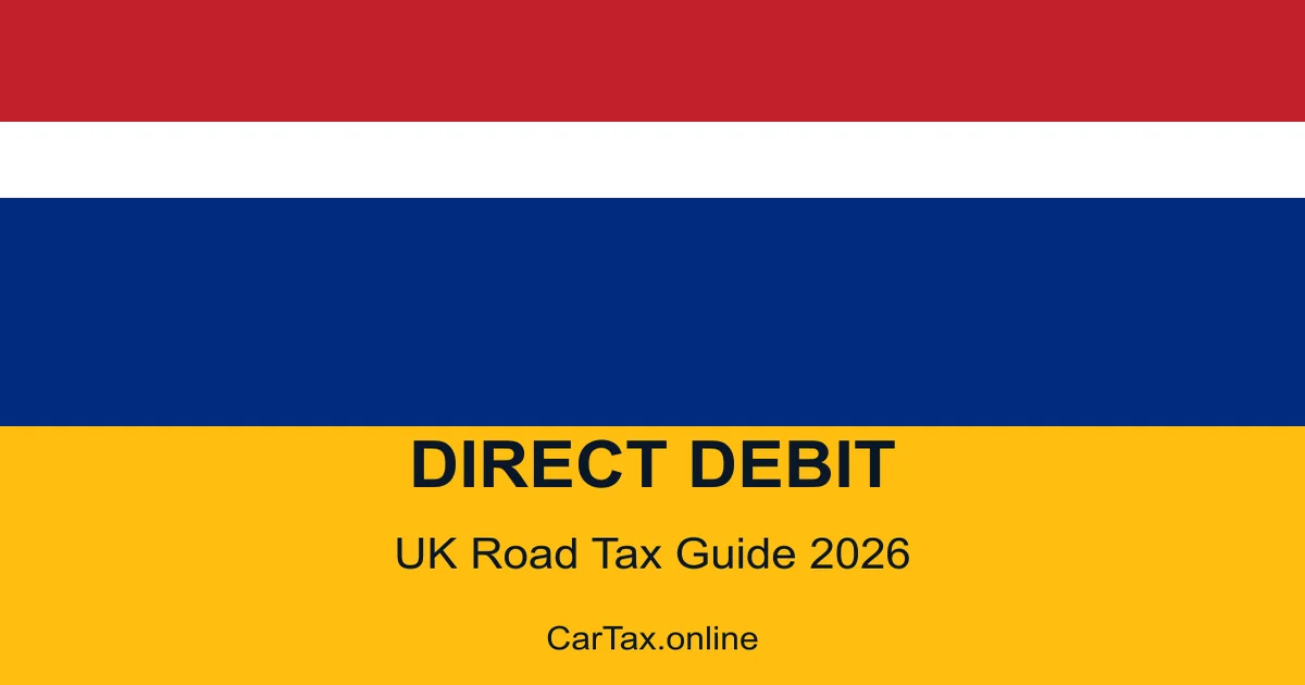 UK Road Tax Direct Debit 2026 — Monthly Payments and Auto...