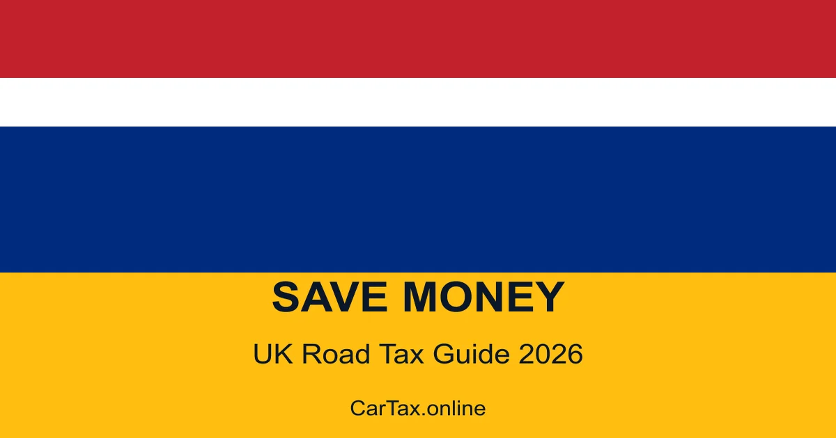 Road Tax Save Money 2026