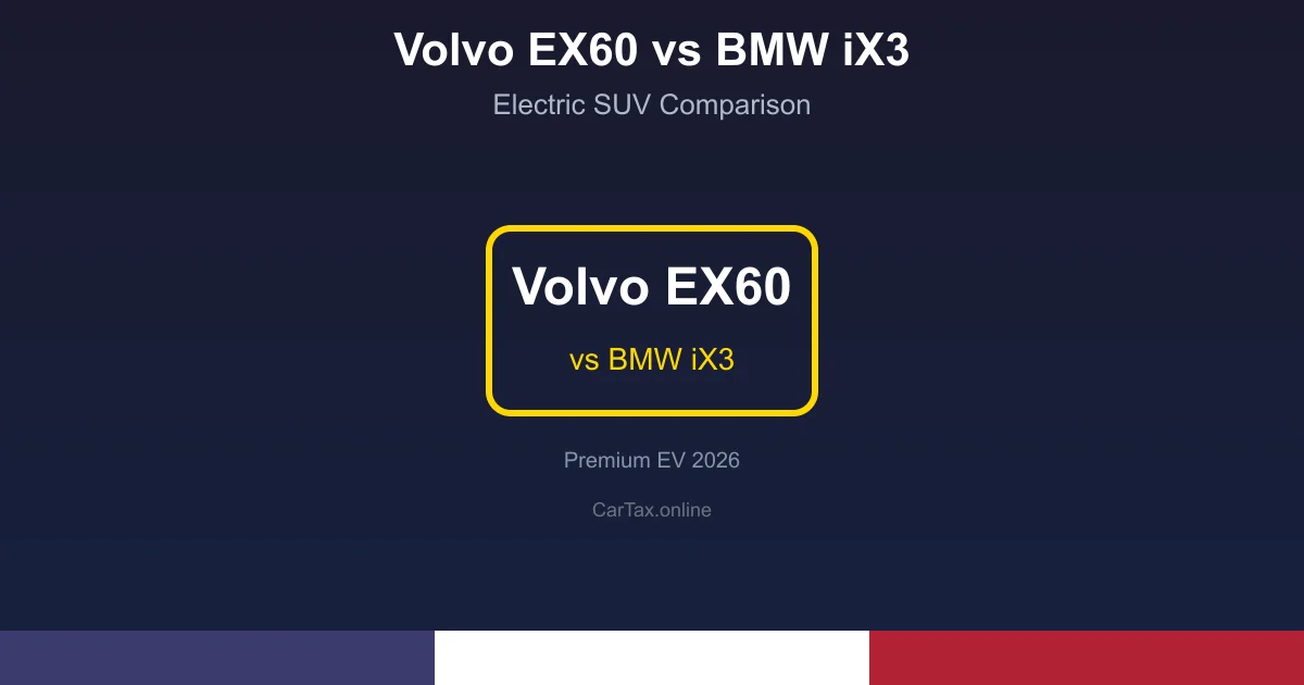 Volvo EX60 vs BMW iX3 2026: The Battle of Britain's Most Anticipated Electric SUVs