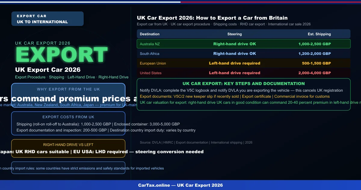 Export Car From Uk