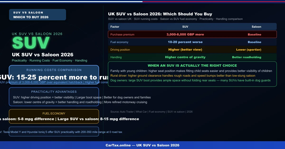 Suv Vs Saloon Uk