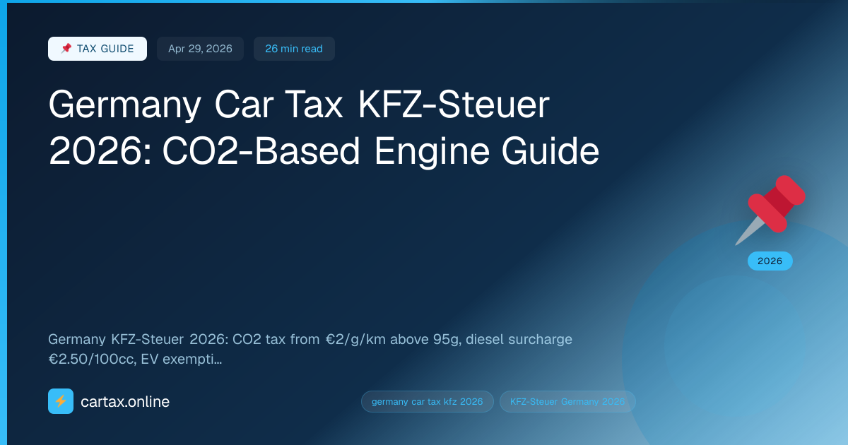 Germany Car Tax Calculator
